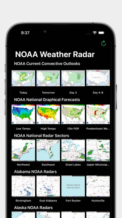 NOAA Weather Radar Скриншот приложения #1