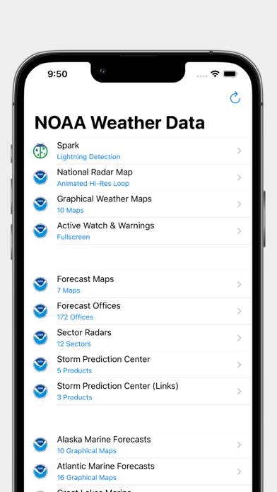 NOAA Weather Radar Скриншот приложения #5