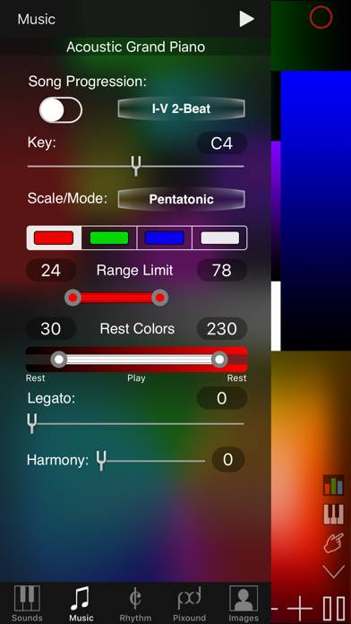 Pixound Schermata dell'app