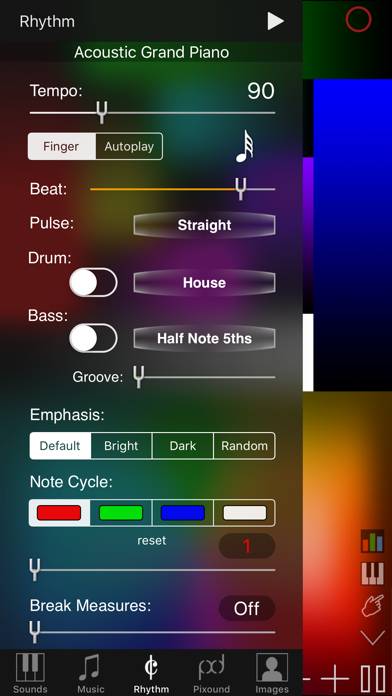Pixound Schermata dell'app