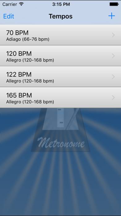 Metronome!! App screenshot