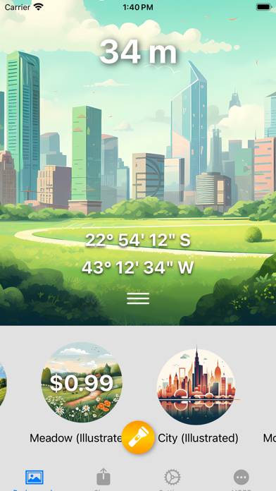 Travel Altimeter & Elevation Schermata dell'app #2