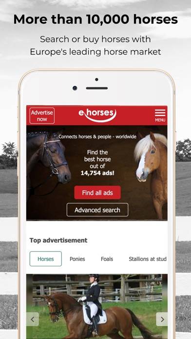 Ehorses App-Screenshot #1