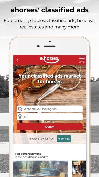 Ehorses App-Screenshot