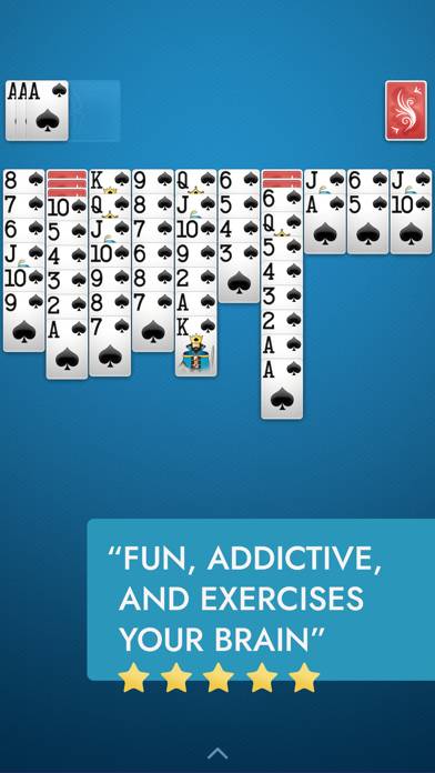 ⋆Spider Solitaire: Card Games Uygulama ekran görüntüsü #2