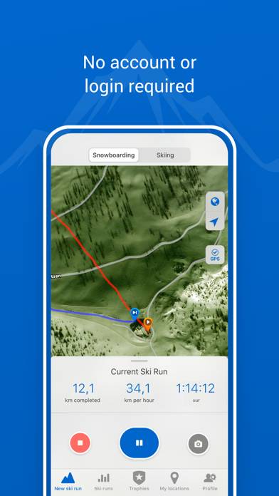 Ski run Скриншот приложения #2