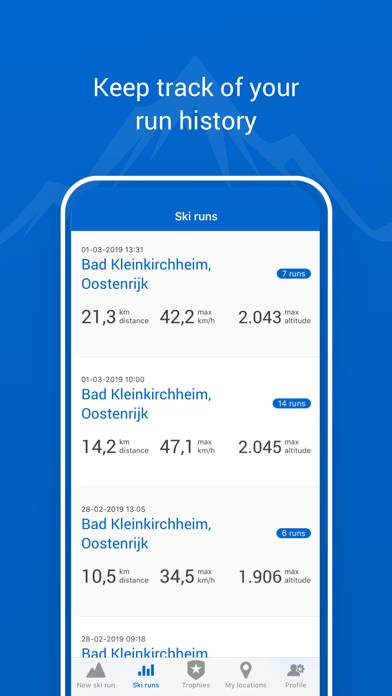 Abfahrt App-Screenshot