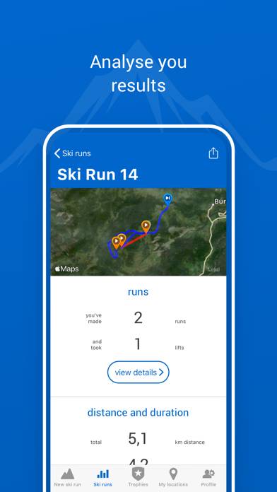 Ski run Uygulama ekran görüntüsü #4