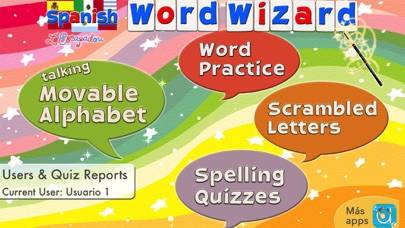 Spanish Word Wizard for Kids Captura de pantalla de la aplicación #1