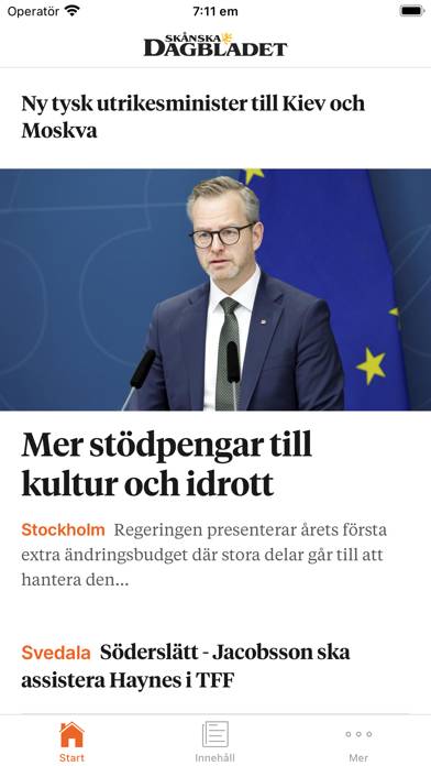 Skånska Dagbladet App screenshot #1