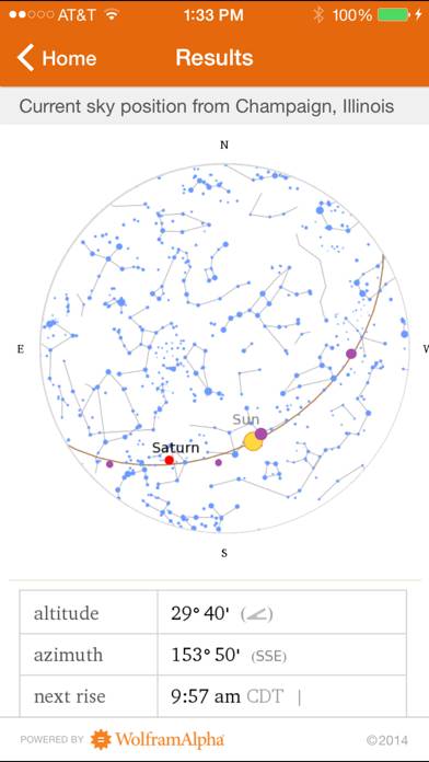 Wolfram Planets Reference App Captura de pantalla de la aplicación #4