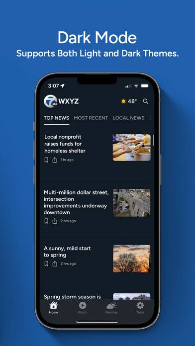 WXYZ 7 Action News Detroit App screenshot