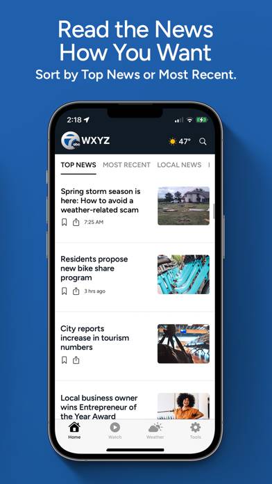 WXYZ 7 Action News Detroit App screenshot