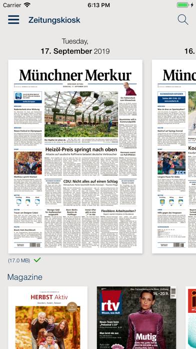 Münchner Merkur ePaper App-Screenshot #1
