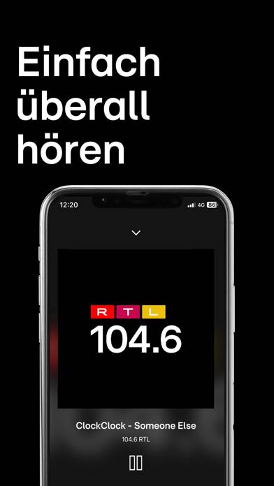 104.6 RTL Radio Berlin App-Screenshot