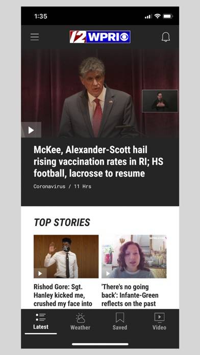 WPRI 12 News - Providence, RI screenshot