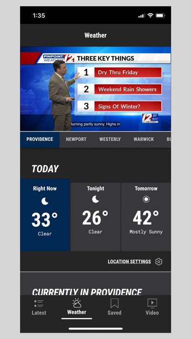 WPRI 12 News App screenshot