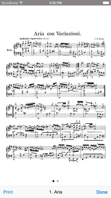 Bach Goldberg Variations Captura de pantalla de la aplicación #4