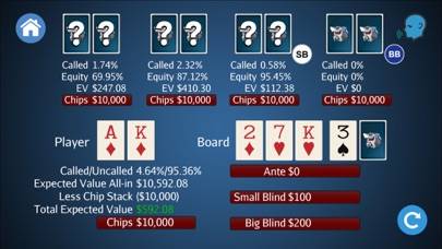Poker Odds plus Capture d'écran de l'application #2