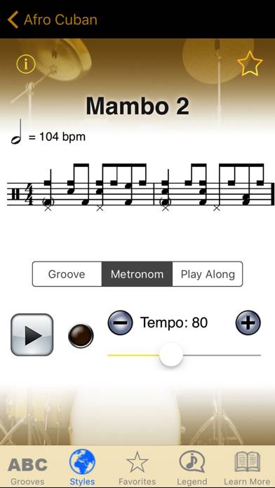 DrumCoach 4 App-Screenshot