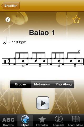 DrumCoach 4 App-Screenshot