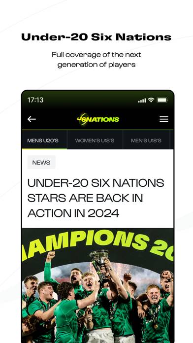 Six Nations Official App skärmdump #6