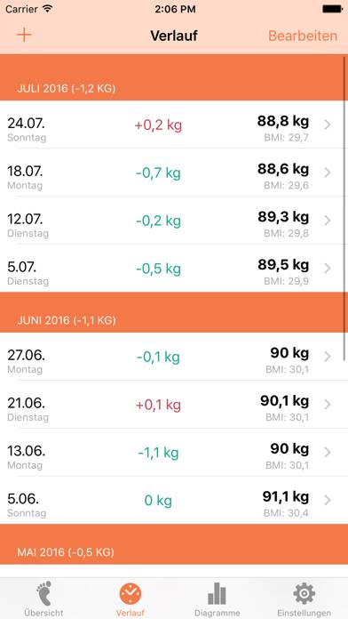 Weight Tracker App-Screenshot #2