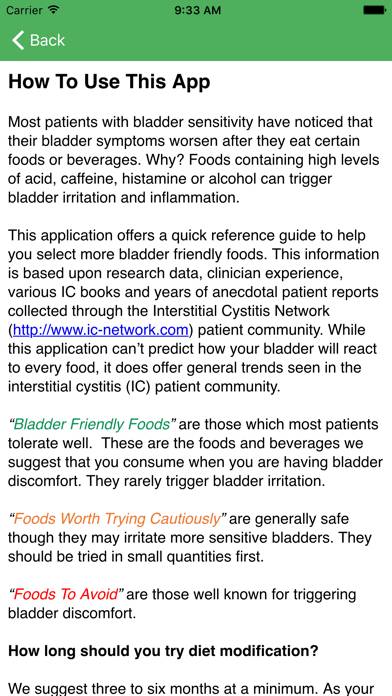 ICN Food List Schermata dell'app #4