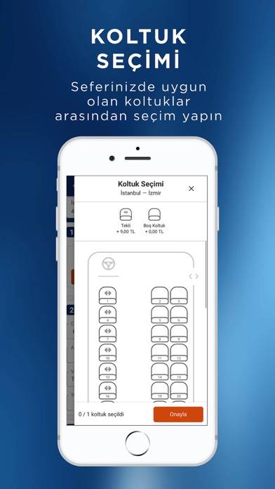 Kâmil Koç Mobil App screenshot