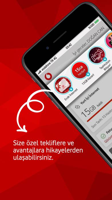 Vodafone Yanımda Uygulama ekran görüntüsü #2