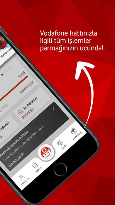 Vodafone Yanımda Uygulama ekran görüntüsü #3