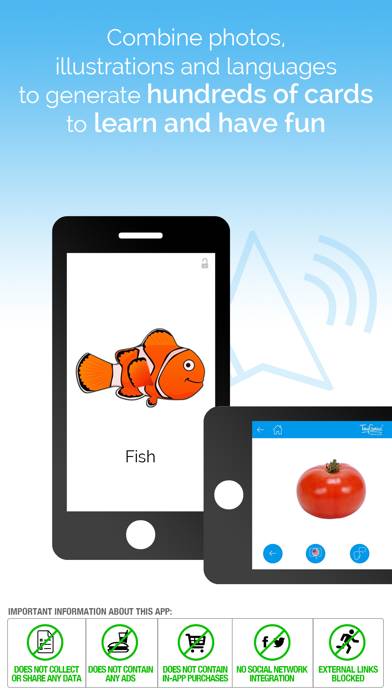 TinyGenius | Flash Cards Games for Kids to Learn First Words Captura de pantalla de la aplicación #1