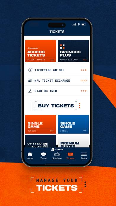 Denver Broncos App screenshot