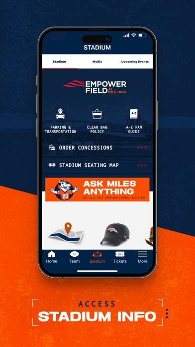 Denver Broncos App screenshot