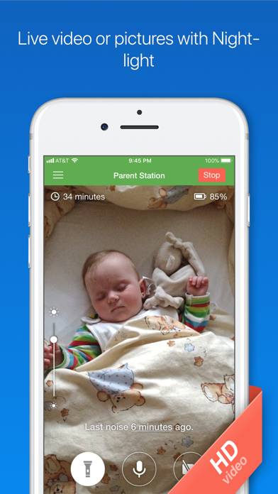 Baby Monitor 3G Скриншот приложения #2