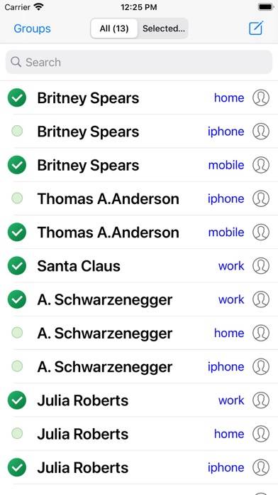 Group SMS with Delivery Report Captura de pantalla de la aplicación #1