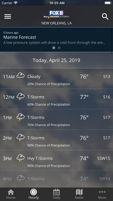FOX 8 Weather App screenshot #2