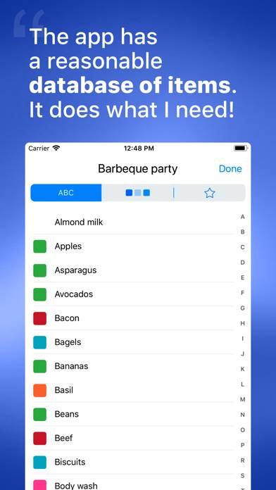 Grocery List with Sync App screenshot #5