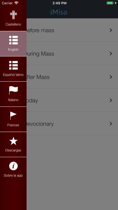 IMisa App screenshot