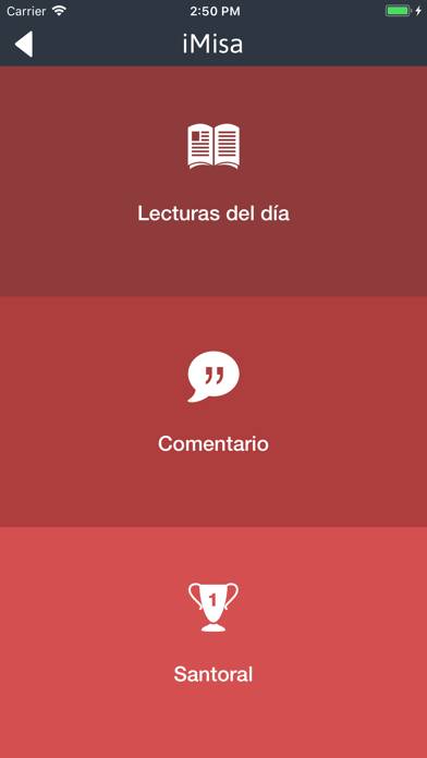 IMisa App screenshot
