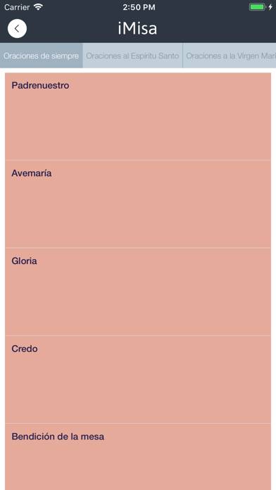 IMisa App screenshot