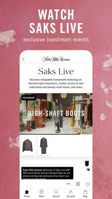 Saks Fifth Avenue App screenshot