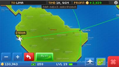 Pocket Planes: Airline Tycoon Captura de pantalla de la aplicación #2