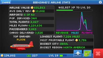 Pocket Planes: Airline Tycoon Captura de pantalla de la aplicación #5