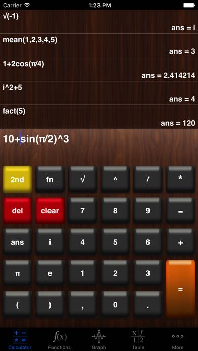 My Graphing Calculator Captura de pantalla de la aplicación #1