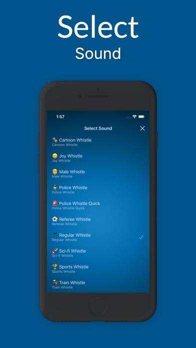 Whistle Blow App skärmdump