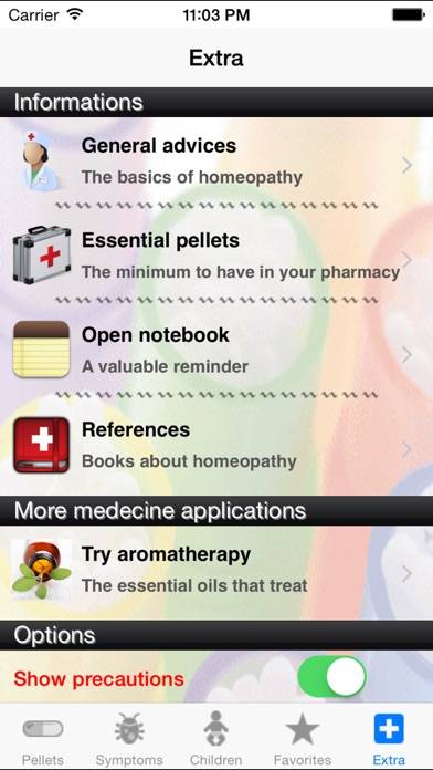 Homeopathy guide special children, infants, and pregnant women Capture d'écran de l'application #5
