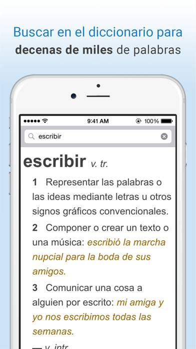 Dictionary and Thesaurus Pro Captura de pantalla de la aplicación #1