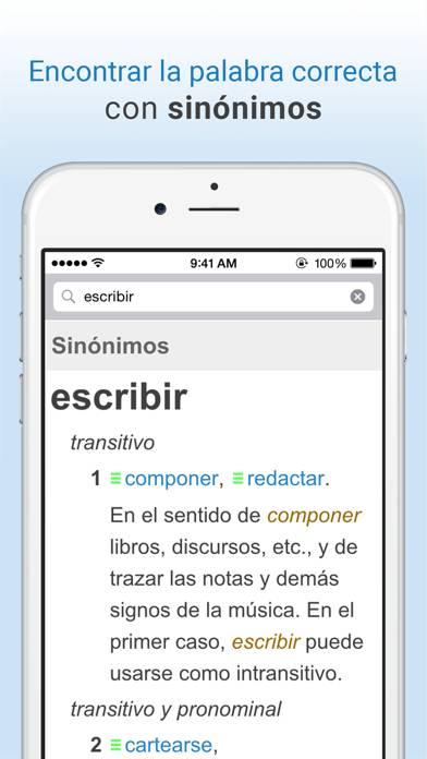 Dictionary and Thesaurus Pro Captura de pantalla de la aplicación #2