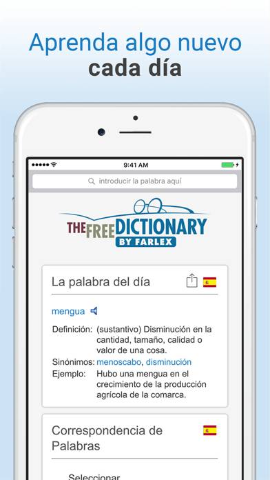 Dictionary and Thesaurus Pro Captura de pantalla de la aplicación #4